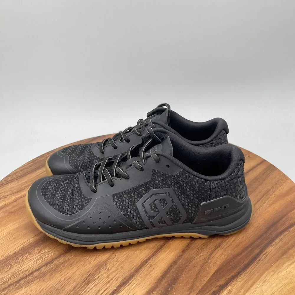 Born Primitive Savage 1 Shoes Womens Size 9 Black Running Comfort Walking Gum